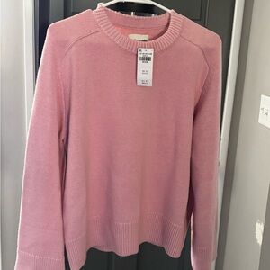 Abercrombie & Fitch Pink Crew Neck Sweater